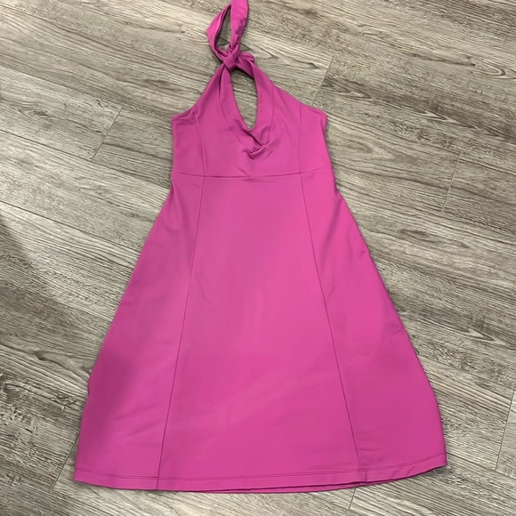 PATAGONIA Morning Glory Halter Dress FUSCHIA - Picture 1 of 7